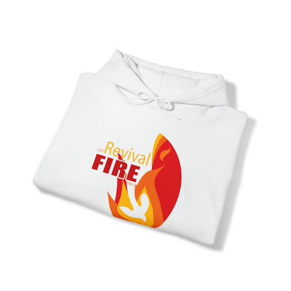 Revival fire fall Unisex Adult Sweatshirt -- Men and Women's Hooded l Thick blended cotton l Love Jesus l Let revival Fire Fall, revival shirt