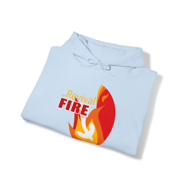 Revival fire fall Unisex Adult Sweatshirt -- Men and Women's Hooded l Thick blended cotton l Love Jesus l Let revival Fire Fall, revival shirt