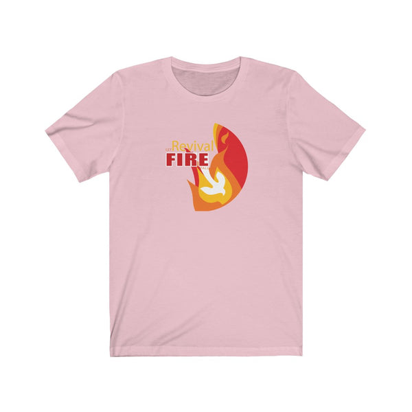 Revival Fire Unisex Adult     Shirt -- Men and Women's Tee l Short sleeve l Soft cotton l Let revival Fire Fall l Love Jesus l Christian