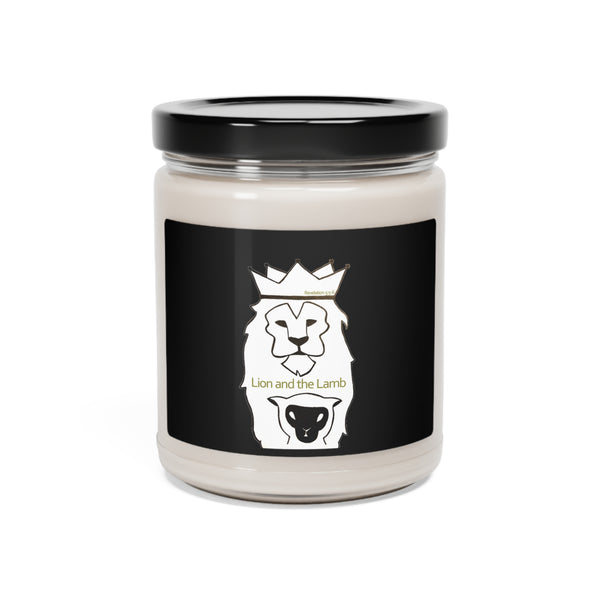 Lion and the lamb -- Scented Soy Candle, 9oz