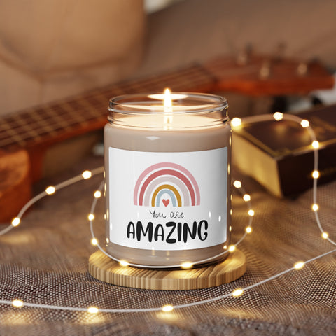 You are amazing -- Scented Soy Candle, 9oz