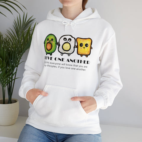 Love One Another Unisex Sweatshirt -- Heavy Blend™ l Hooded sweatshirt