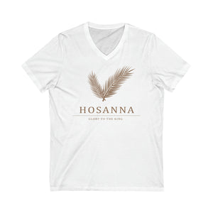 Hosanna Unisex Adult Shirt  -- Short Sleeve l V-Neck Tee