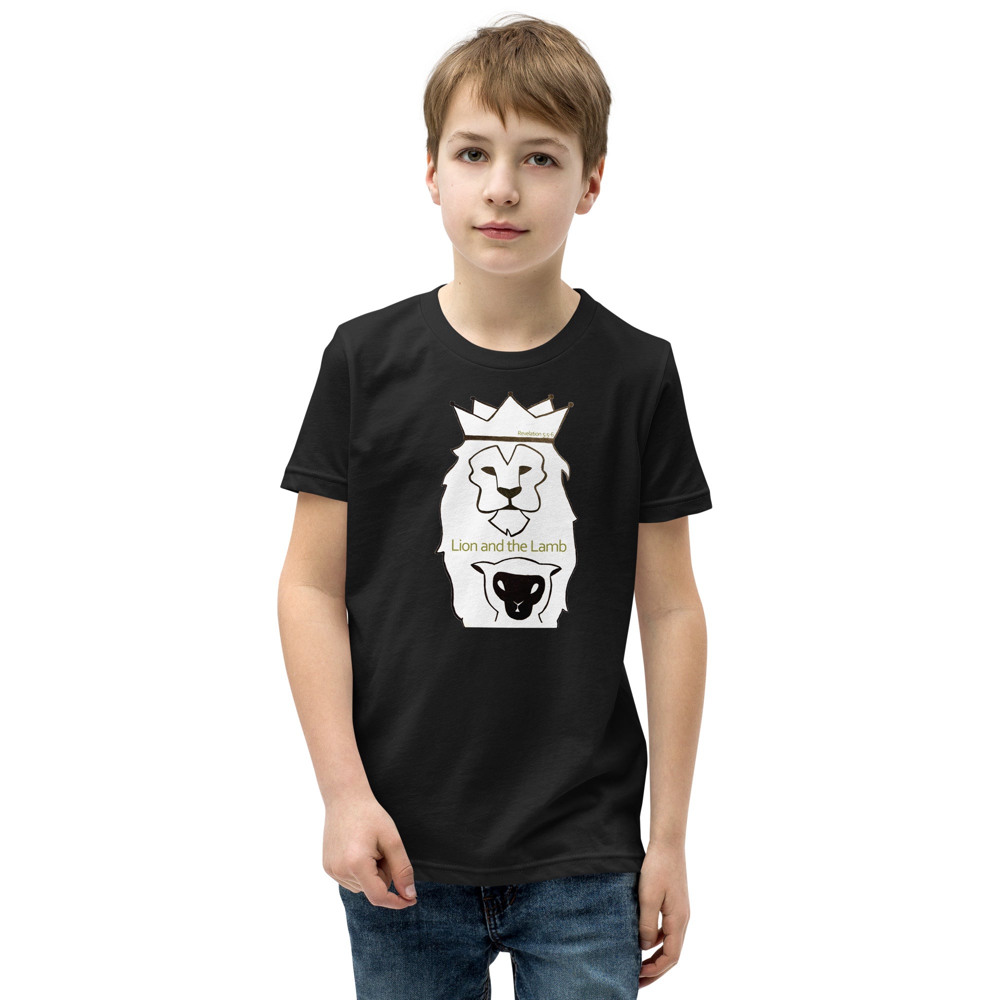 Lion and the Lamb -- Youth Short Sleeve T-Shirt