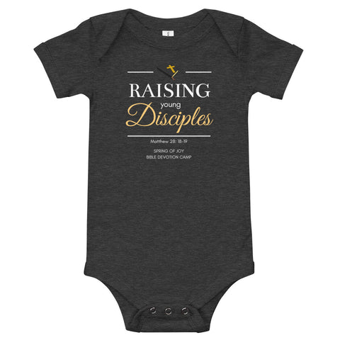 Raising young disciples -- Baby short sleeve one piece