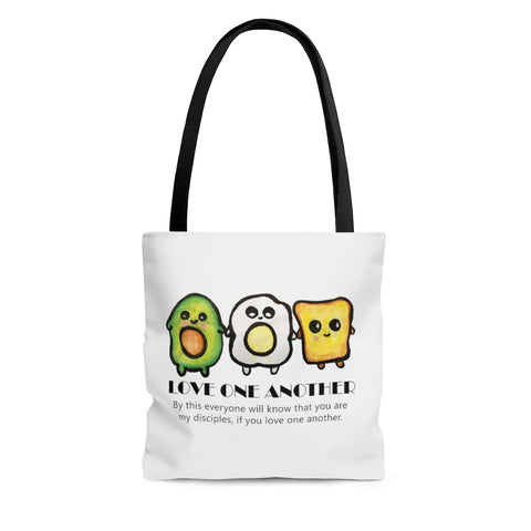 Love One Another -- AOP Tote Bag