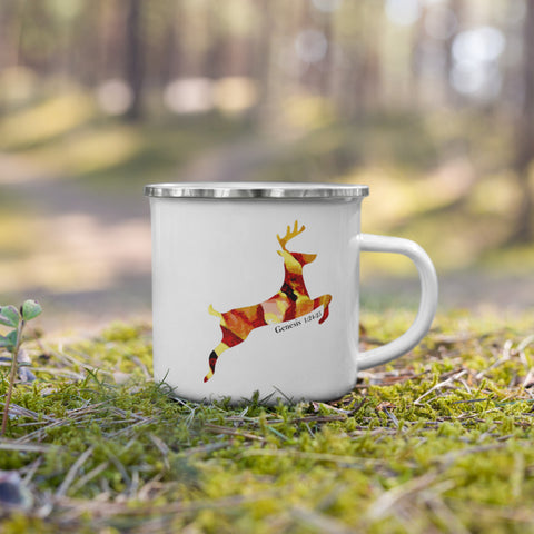 Deer -- Enamel Mug l Camper Mug l light weight