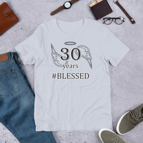 30 years blessed -- Unisex Adult Short-Sleeve T-Shirt