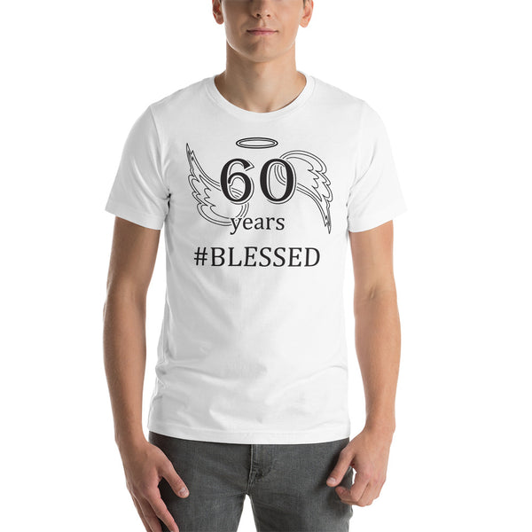60 years blessed -- Unisex Adult Short-Sleeve T-Shirt