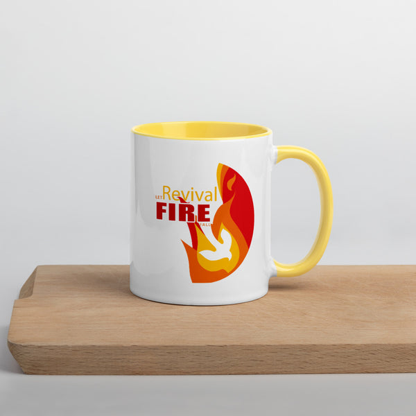 Revival Fire Color Mug - Let the revival fire fall l Holy Spirit Comes l Color Mug